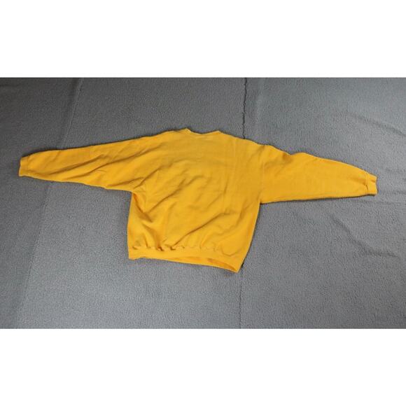 Looney Tunes Sweatshirt Vintage Taz Large Small Face Yellow 1995 USA - Picture 2 of 14